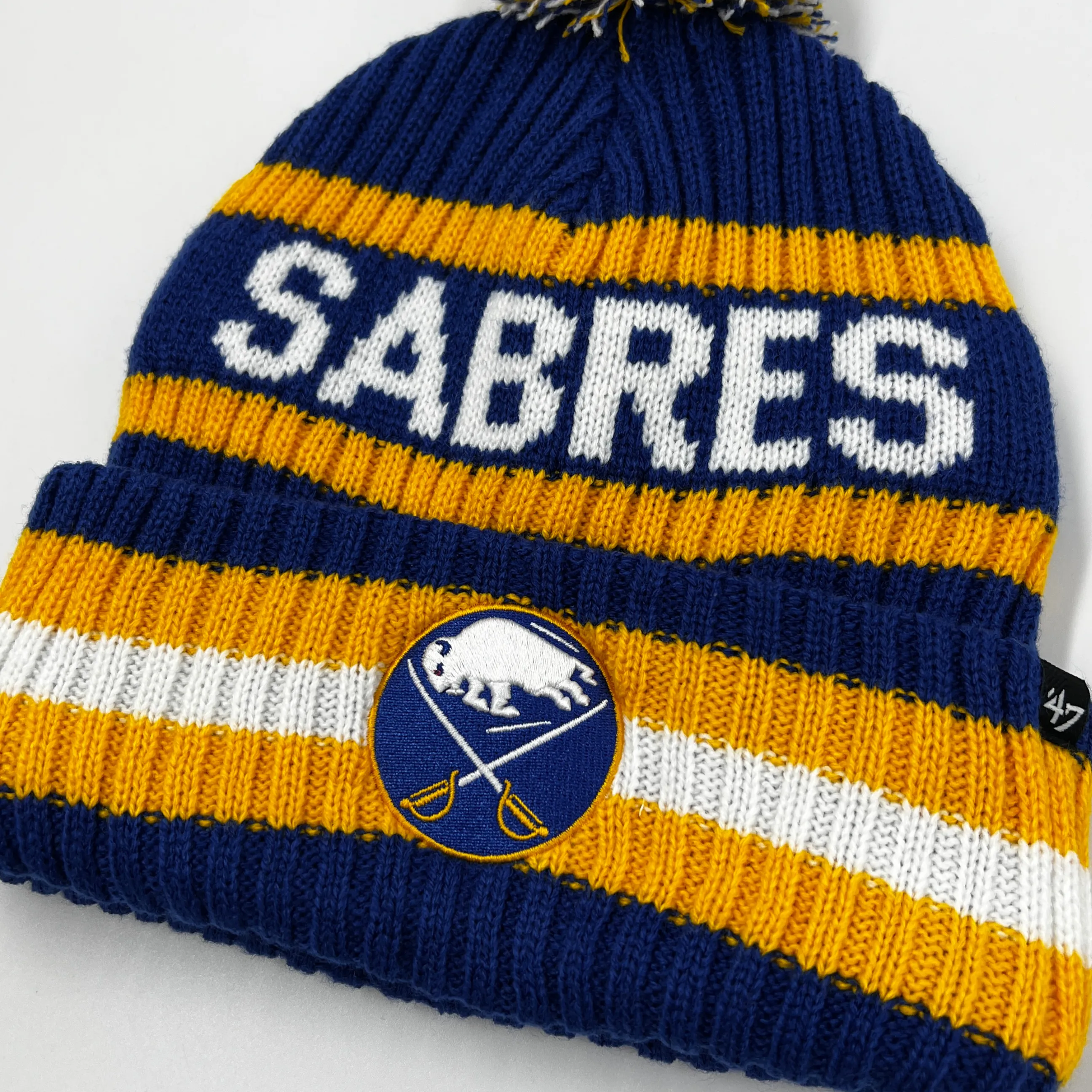 '47 Brand Buffalo Sabres Striped Knit Winter Hat