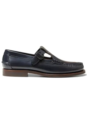 Alber T-Bar Loafer Dark Navy