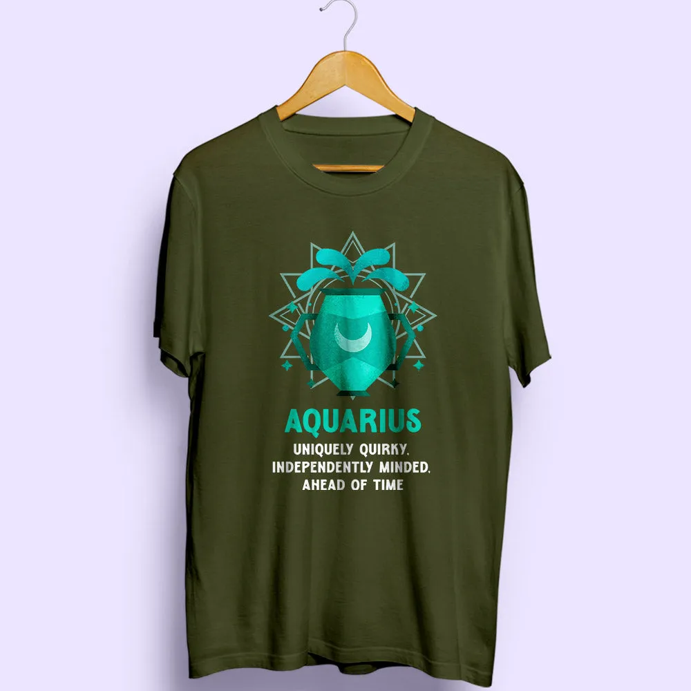 Aquarius Half Sleeve T-Shirt