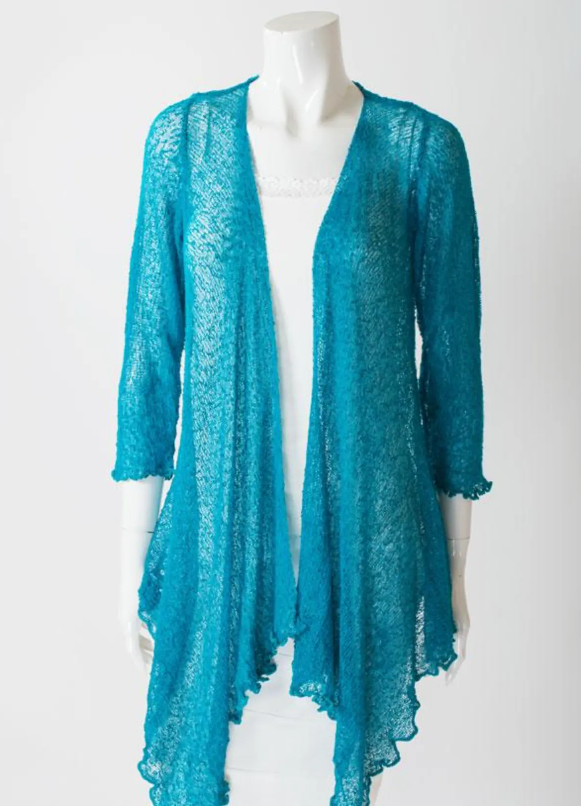 Blue Sky cardigan, long mesh shrug (6 colors)