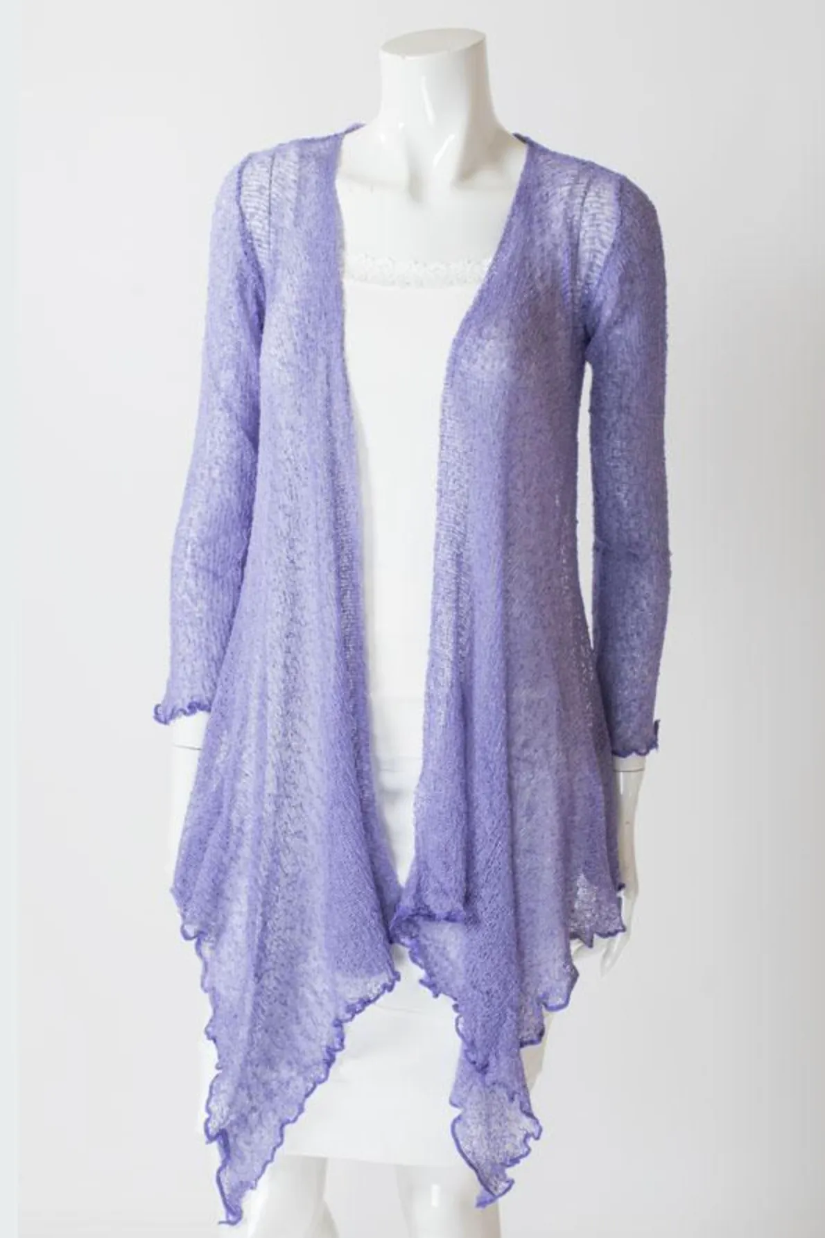 Blue Sky cardigan, long mesh shrug (6 colors)