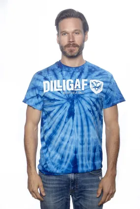 Blue Swirled Dilligaf T-shirt