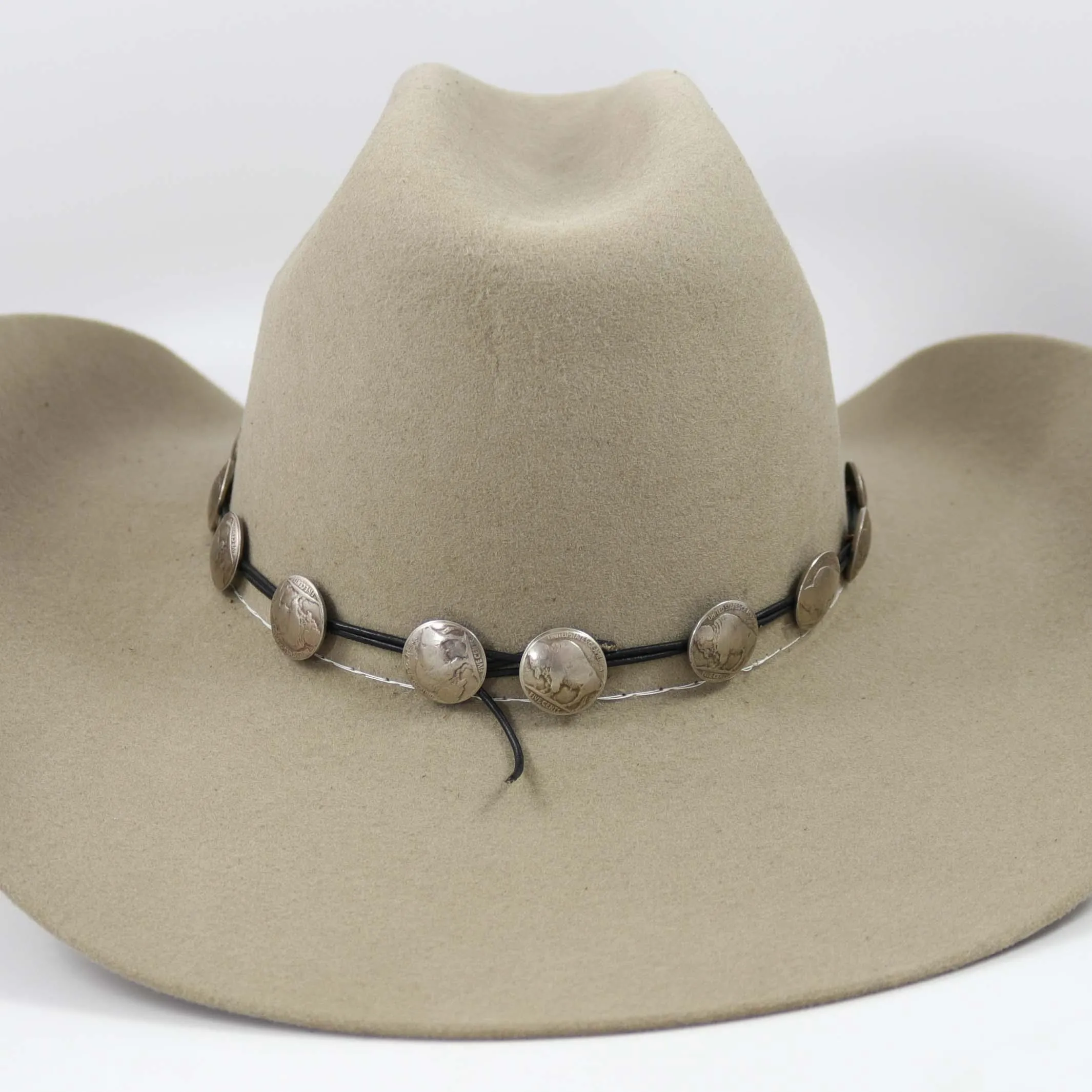 Buffalo Nickel Hat Band