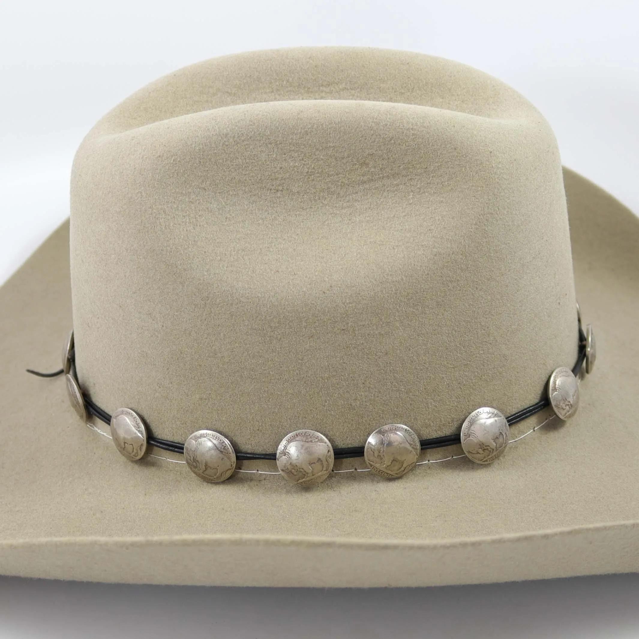 Buffalo Nickel Hat Band