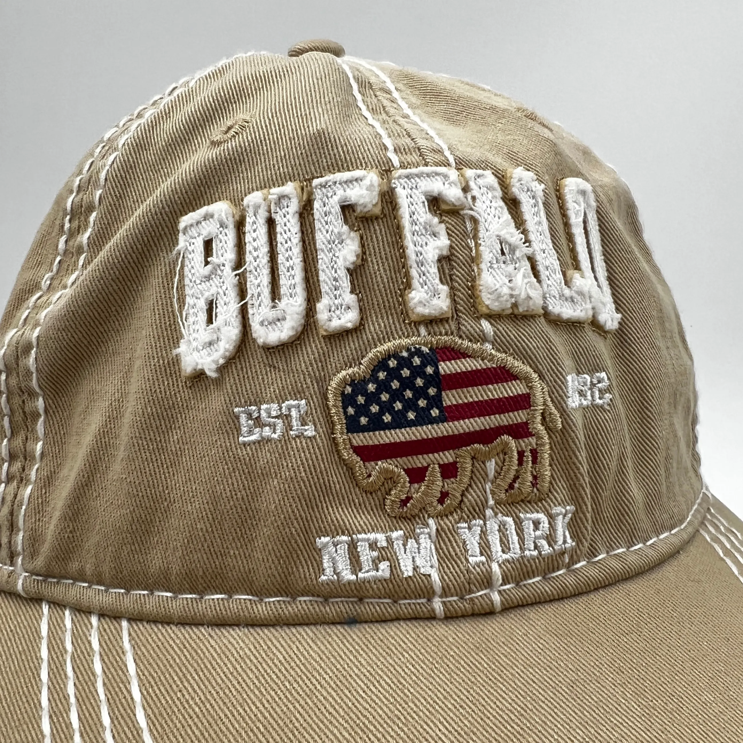 Buffalo, NY Tan Adjustable Hat