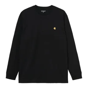 Carhartt WIP Chase LS Black