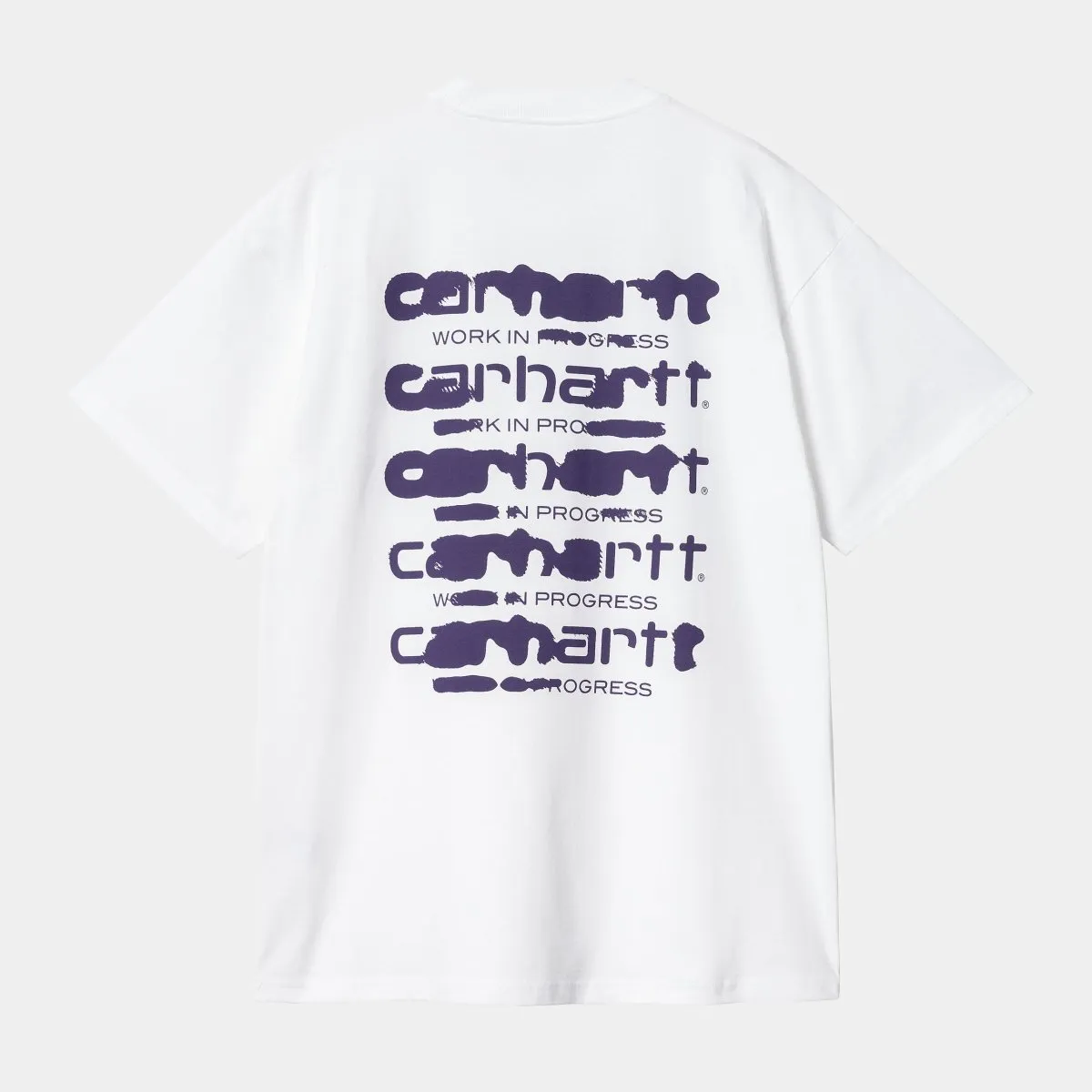 Carhartt WIP S/S Ink Bleed T-Shirt White/Tyrian