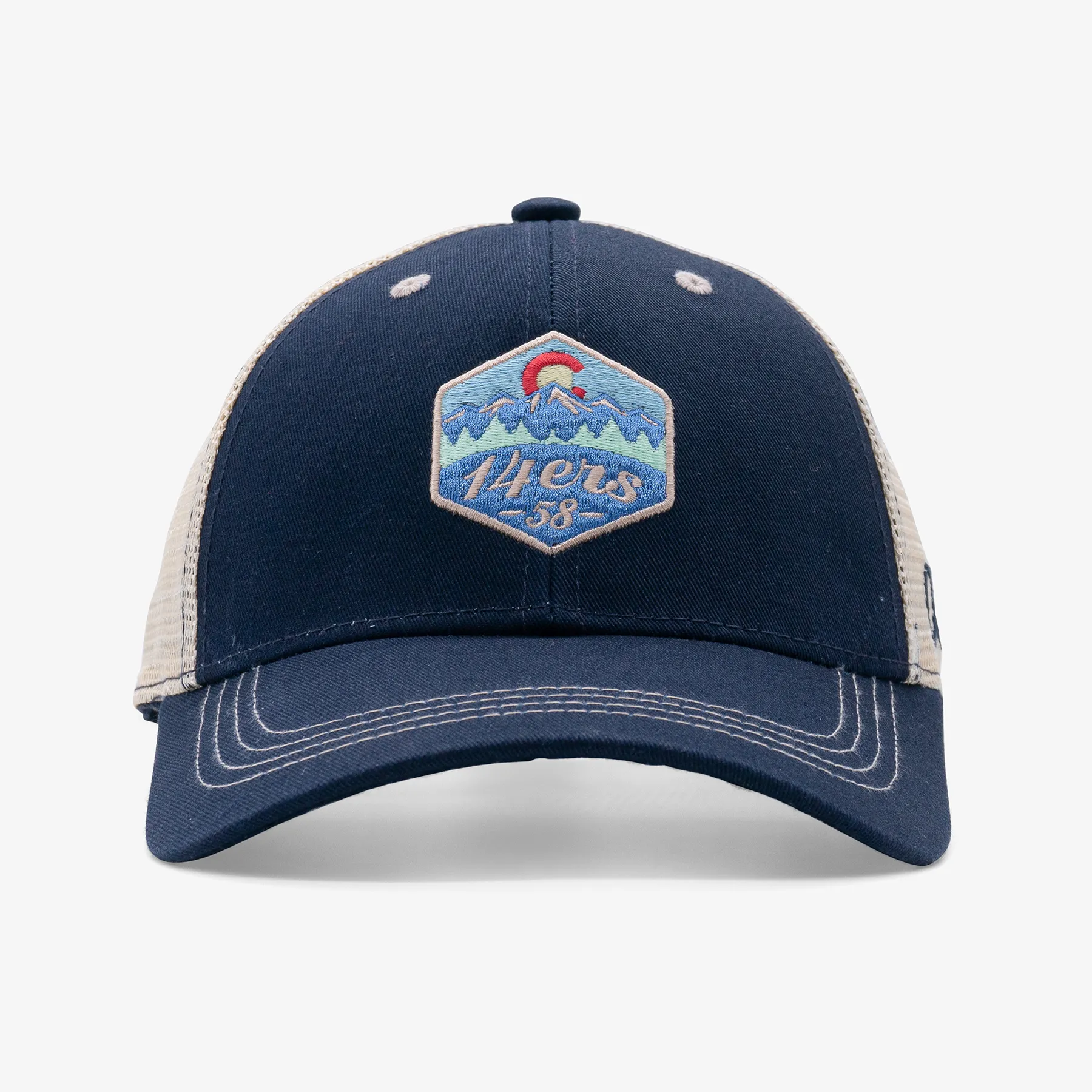 Colorado 14er Curved Trucker Hat