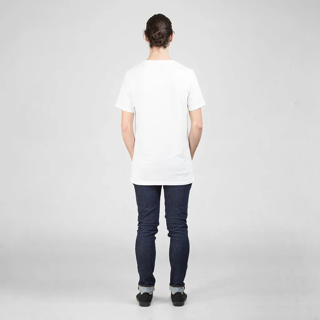 Cotton Tall Crew | White