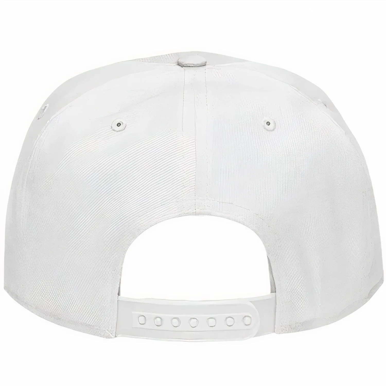 CRAZY BAWS : White Snapback Hat