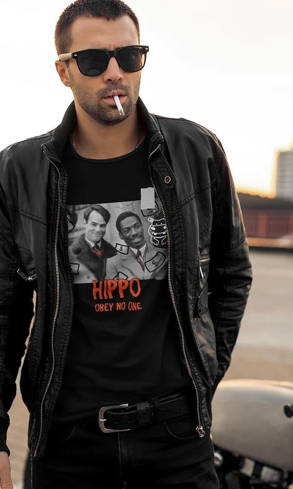 Eddie Murphy Hippo Throwback - Digital Graphics Basic T-shirt Black