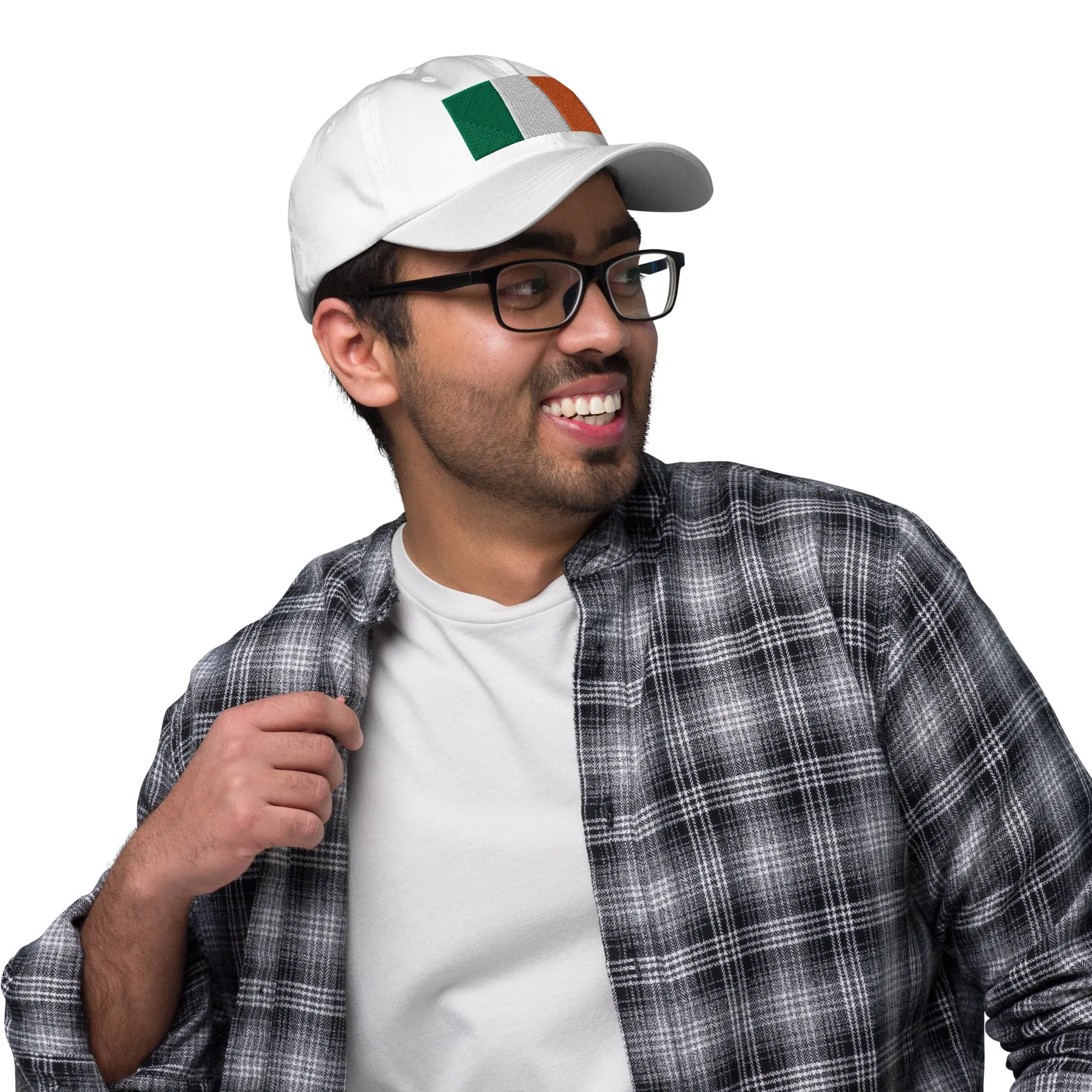 Embroidered Irish Flag Dad Hat