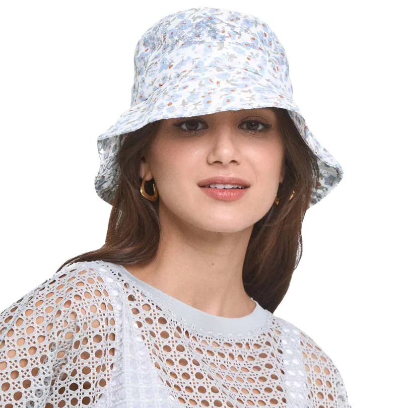 Flower Patterned Bucket Hat