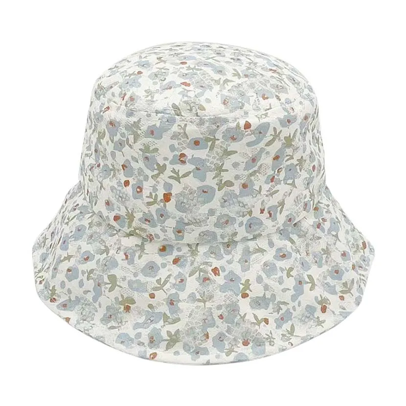 Flower Patterned Bucket Hat