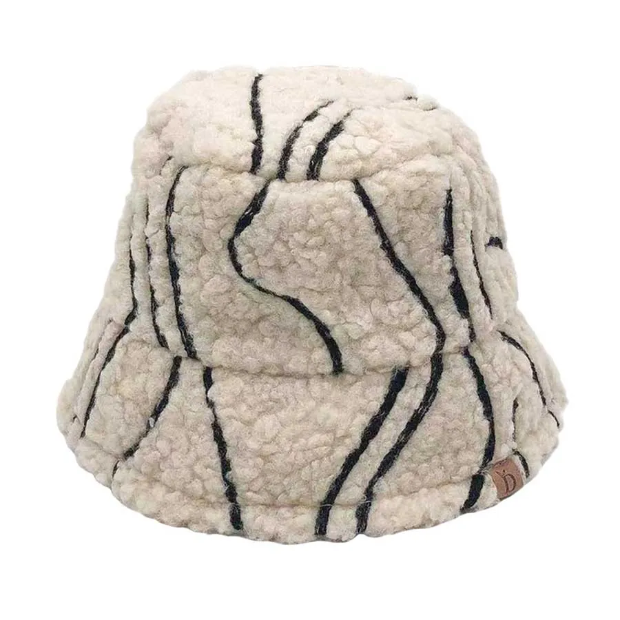 Geometric Sherpa Bucket Hat