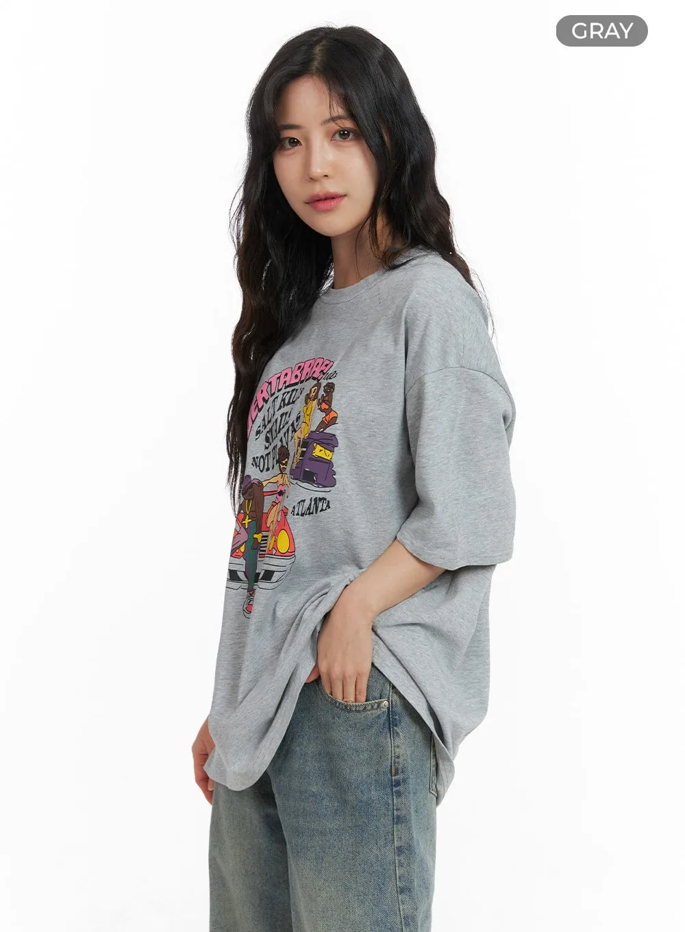 Graphic Oversized T-Shirt OM427