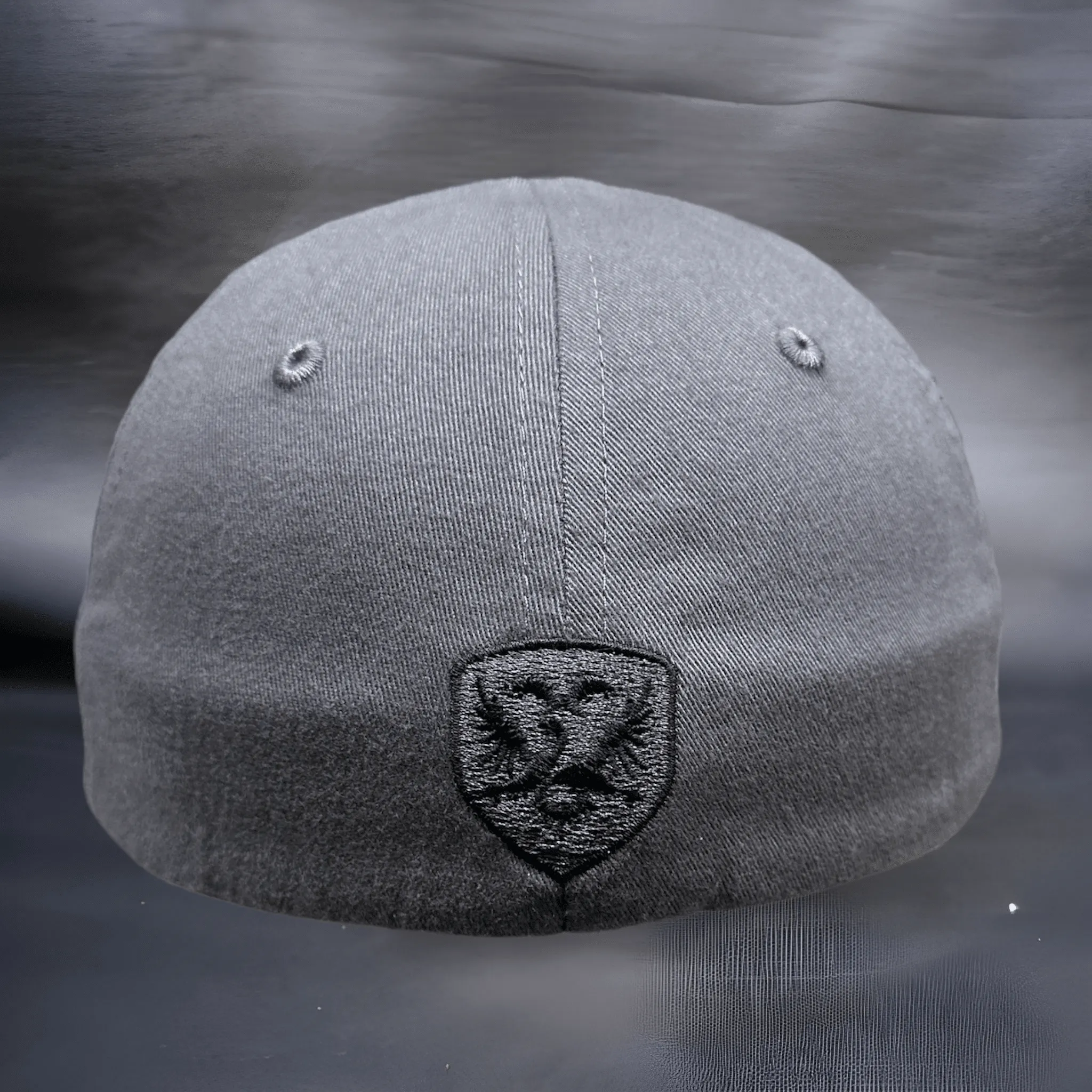 Gray Crest Fitted Dilligaf Hat