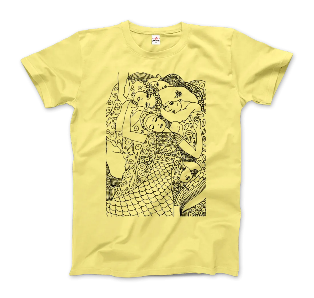 Gustav Klimt the Virgin (Maiden) 1913 Sketch T-Shirt