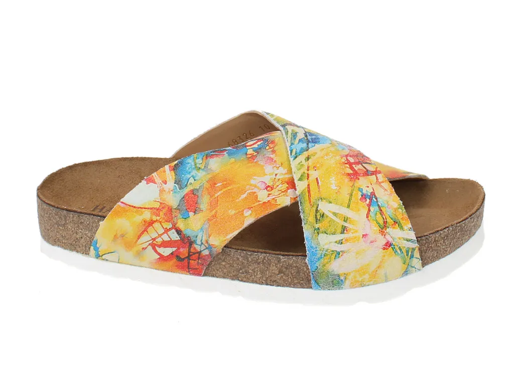 Haflinger Sandals Mio Yellow Multi