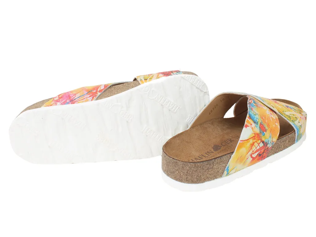 Haflinger Sandals Mio Yellow Multi