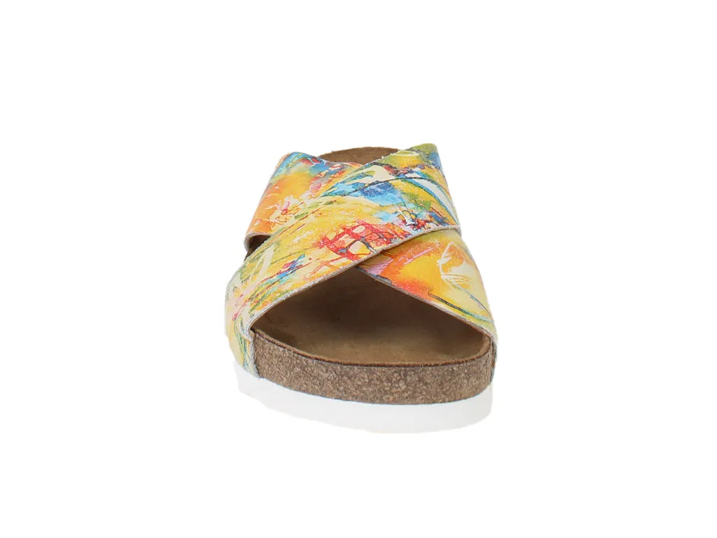 Haflinger Sandals Mio Yellow Multi