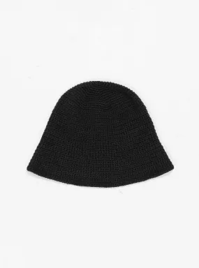 Hand Knit Hat Black