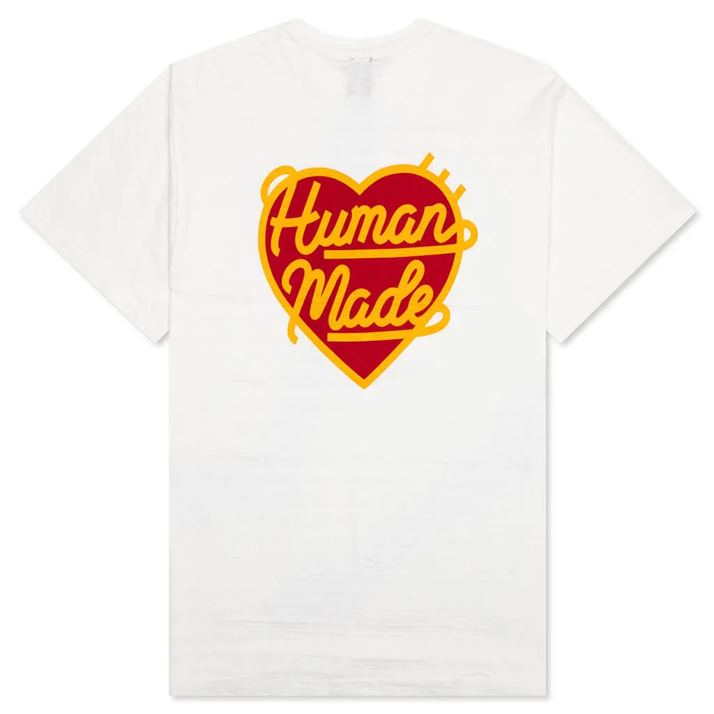 Heart Badge T-Shirt - White