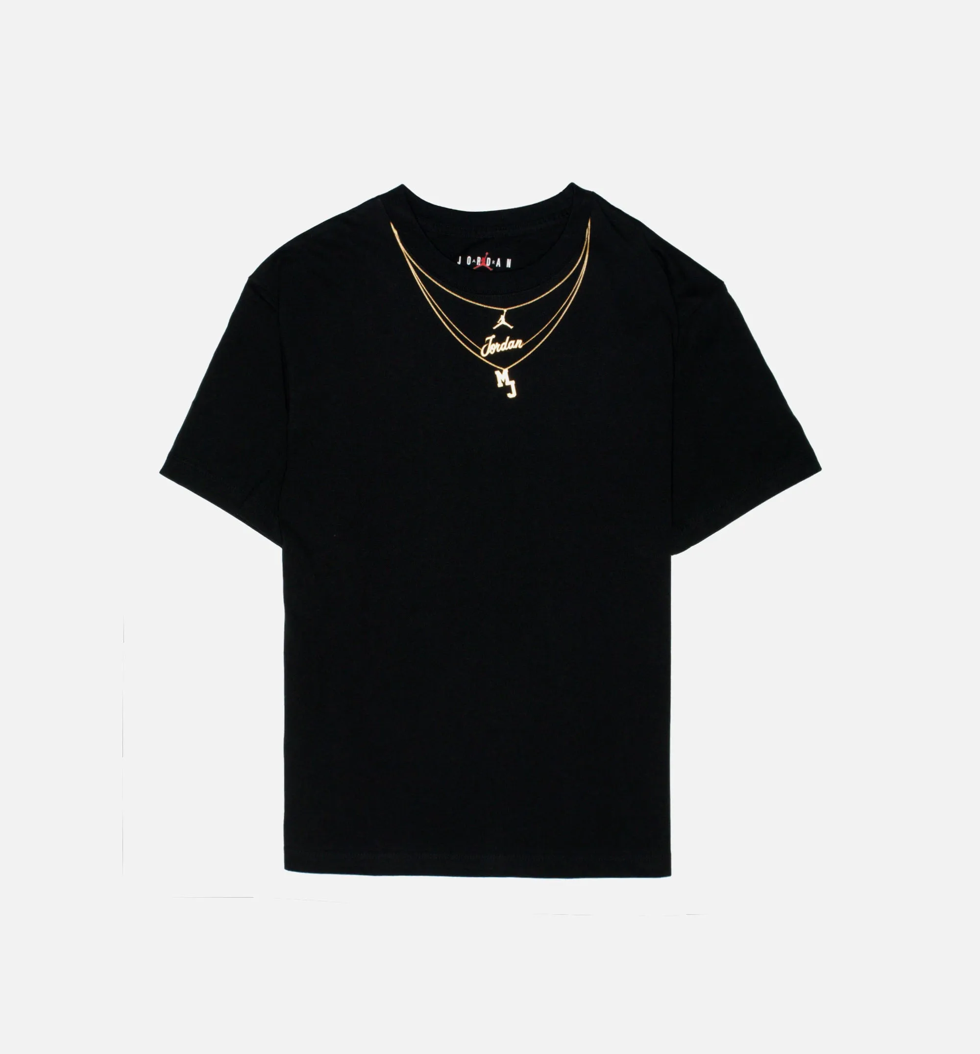 Heritage Gold Chain Tee Womens T-Shirt - Black