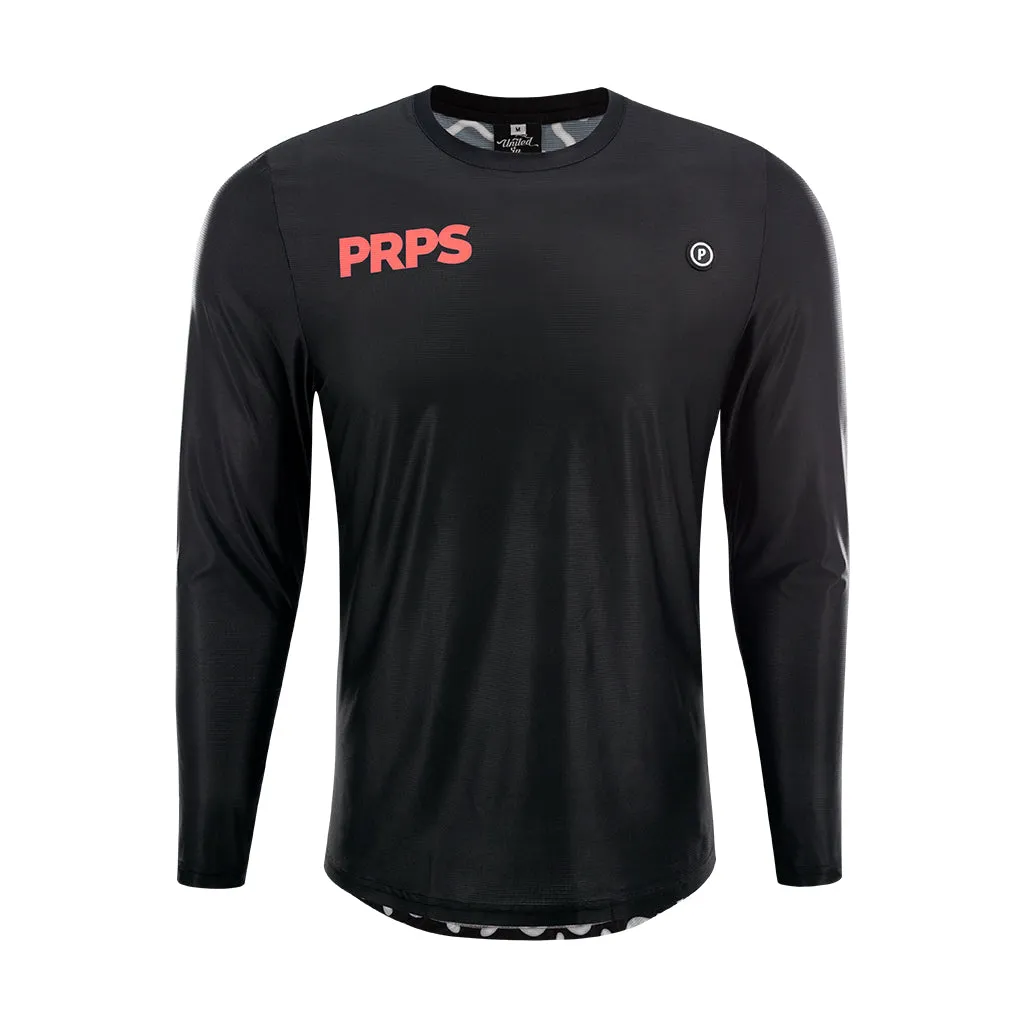 Hypermesh ELITE Long Sleeve Running Shirt (Black)