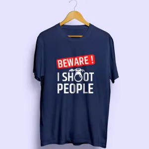 I Shoot People Half Sleeve T-Shirt