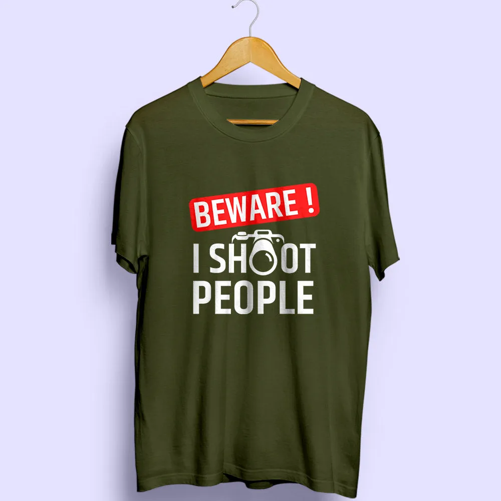 I Shoot People Half Sleeve T-Shirt