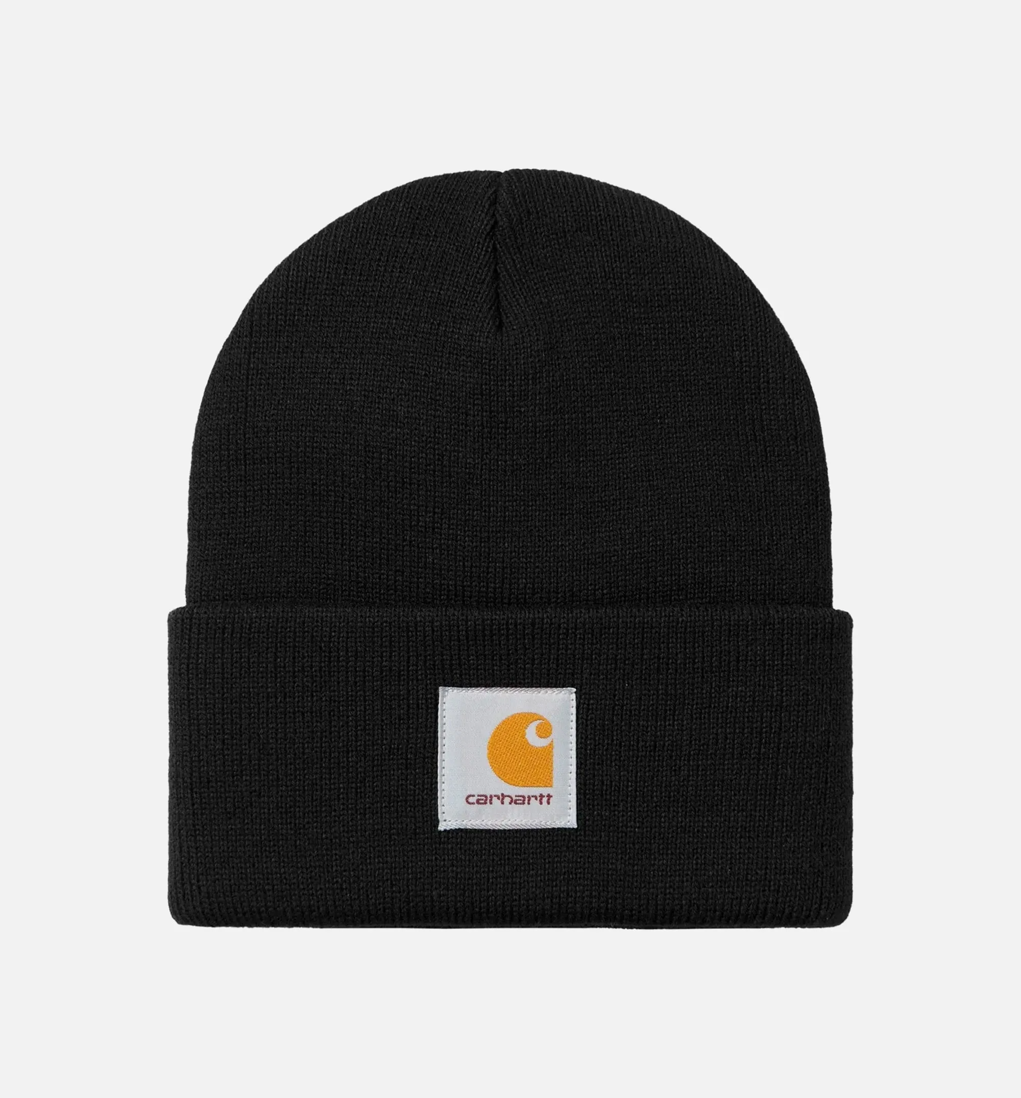 Knit Cuffed Beanie Mens Hat - Black