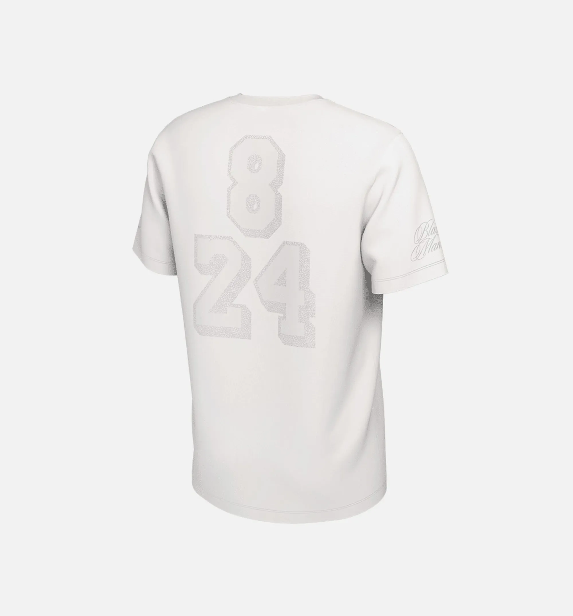 Kobe Mamba Halo Mens Short Sleeve Shirt - White