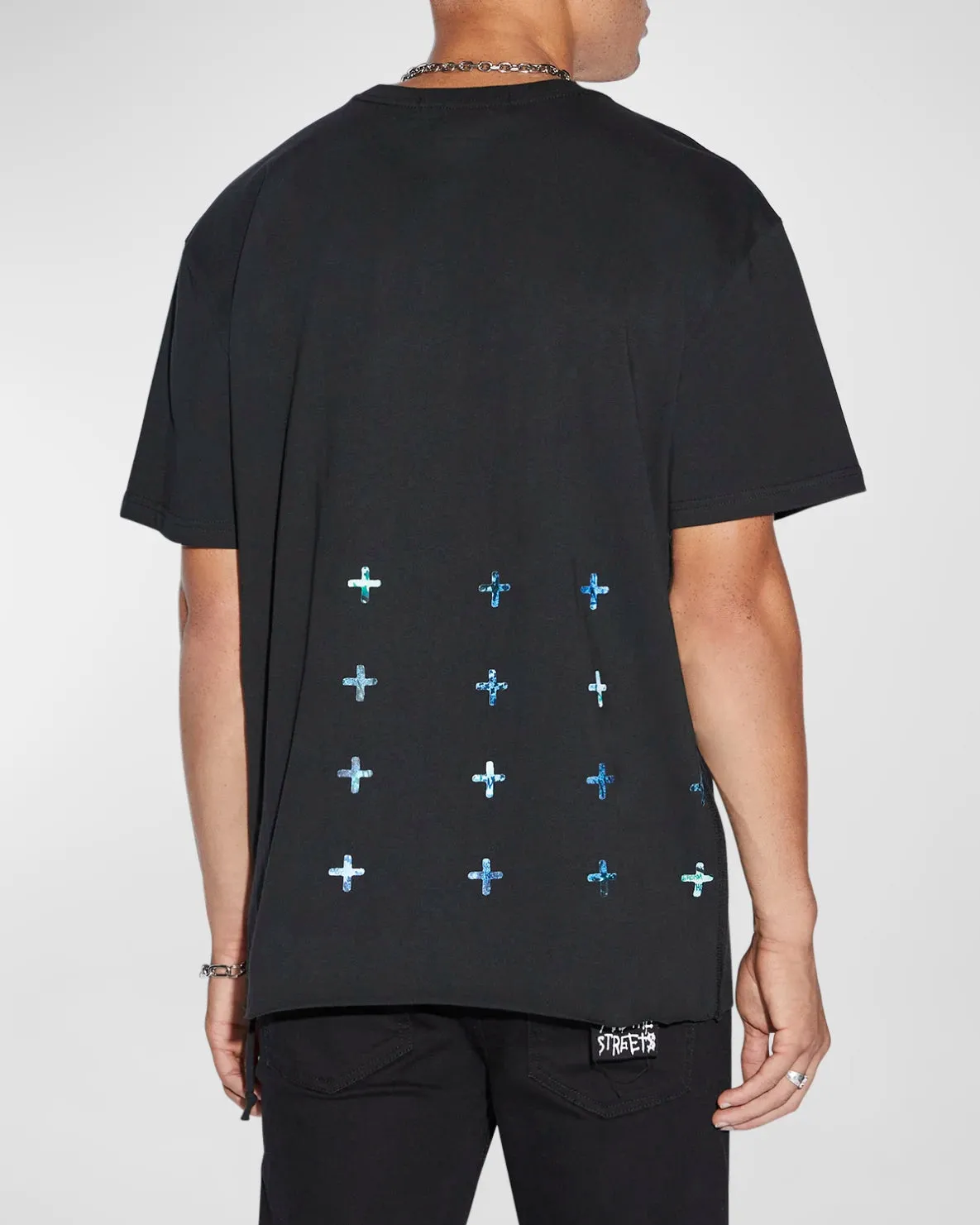 KSUBI SPACE PALM BIGGIE SS TEE JET BLACK