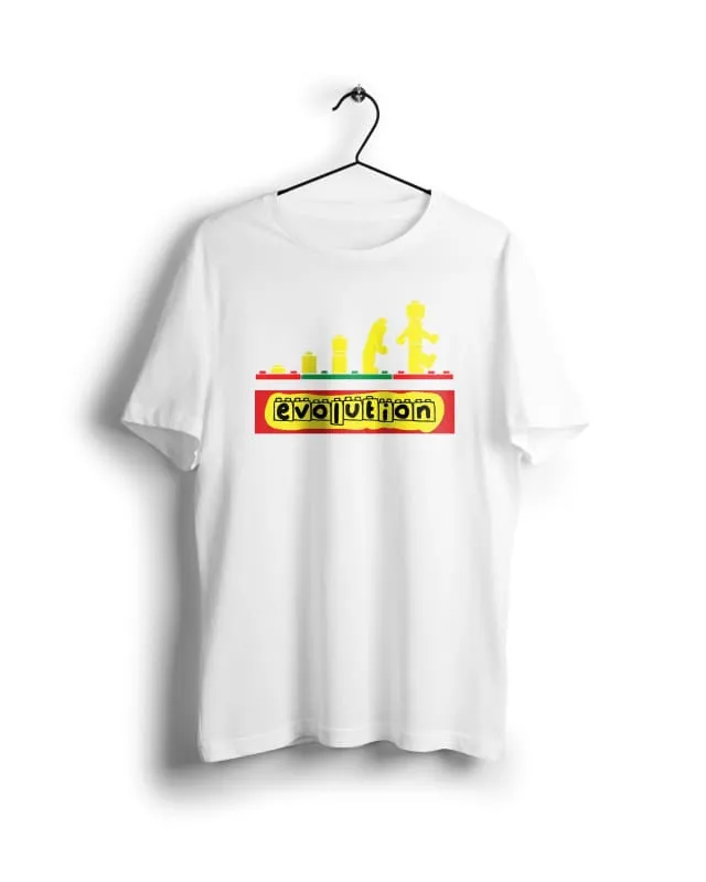 Lego Evolution - Digital Graphics Basic T-shirt White