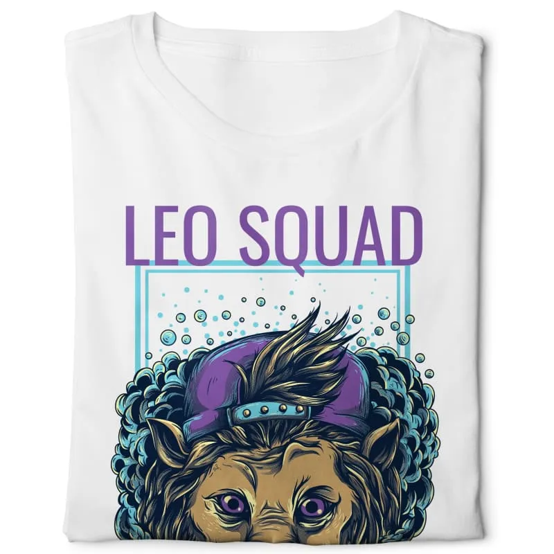 Leo Squad  Boss Digital Graphics Basic T-shirt White