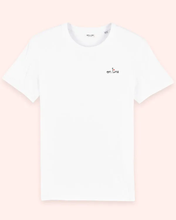 Limited Edition White Unisex Tee | On time