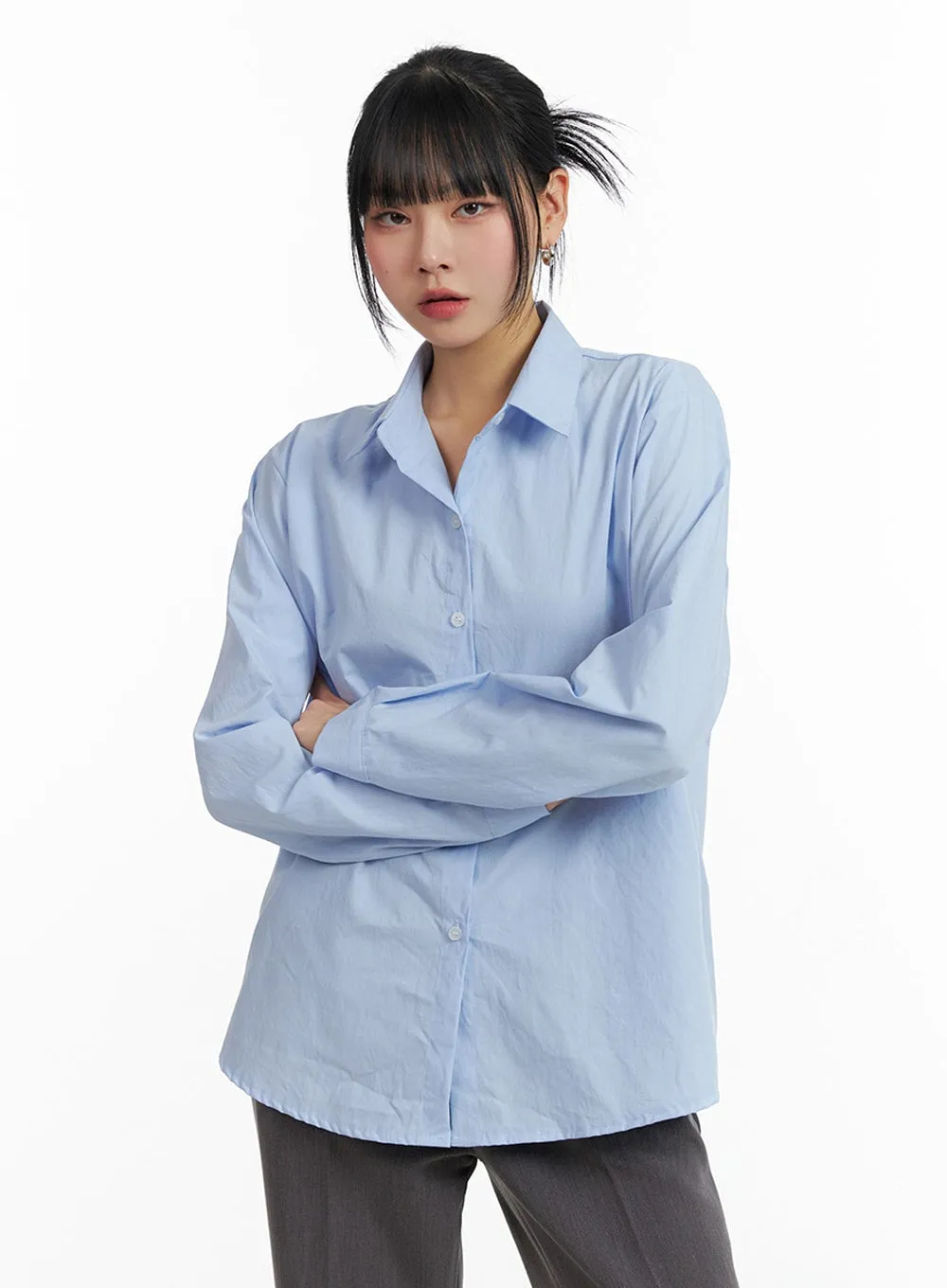 Long Sleeve Tailored Shirt IF402