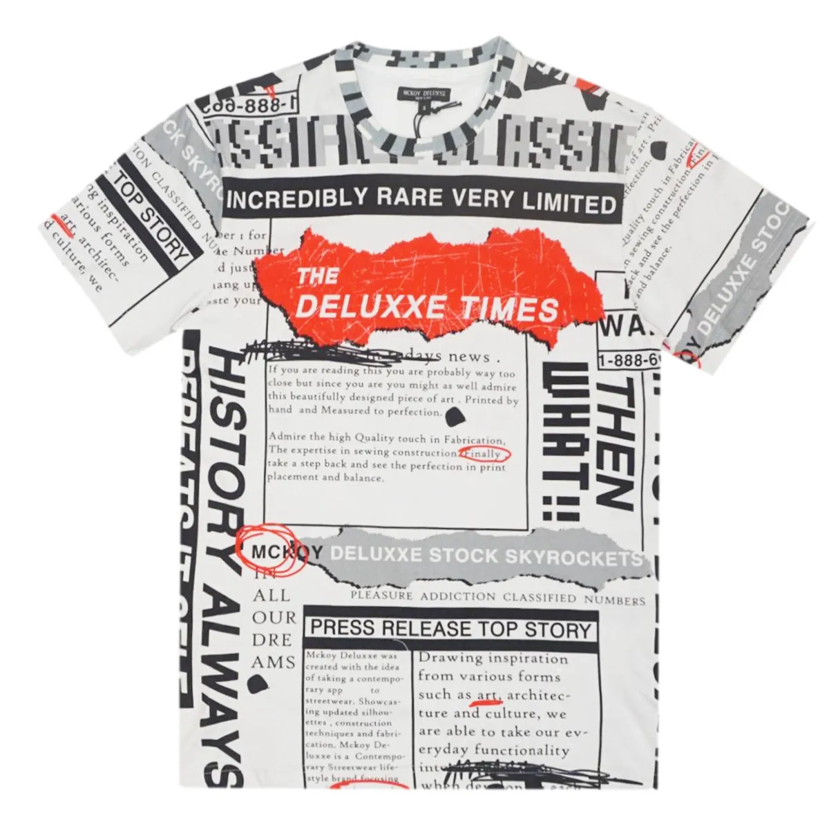 Luxxe Times Tee (White) /D18