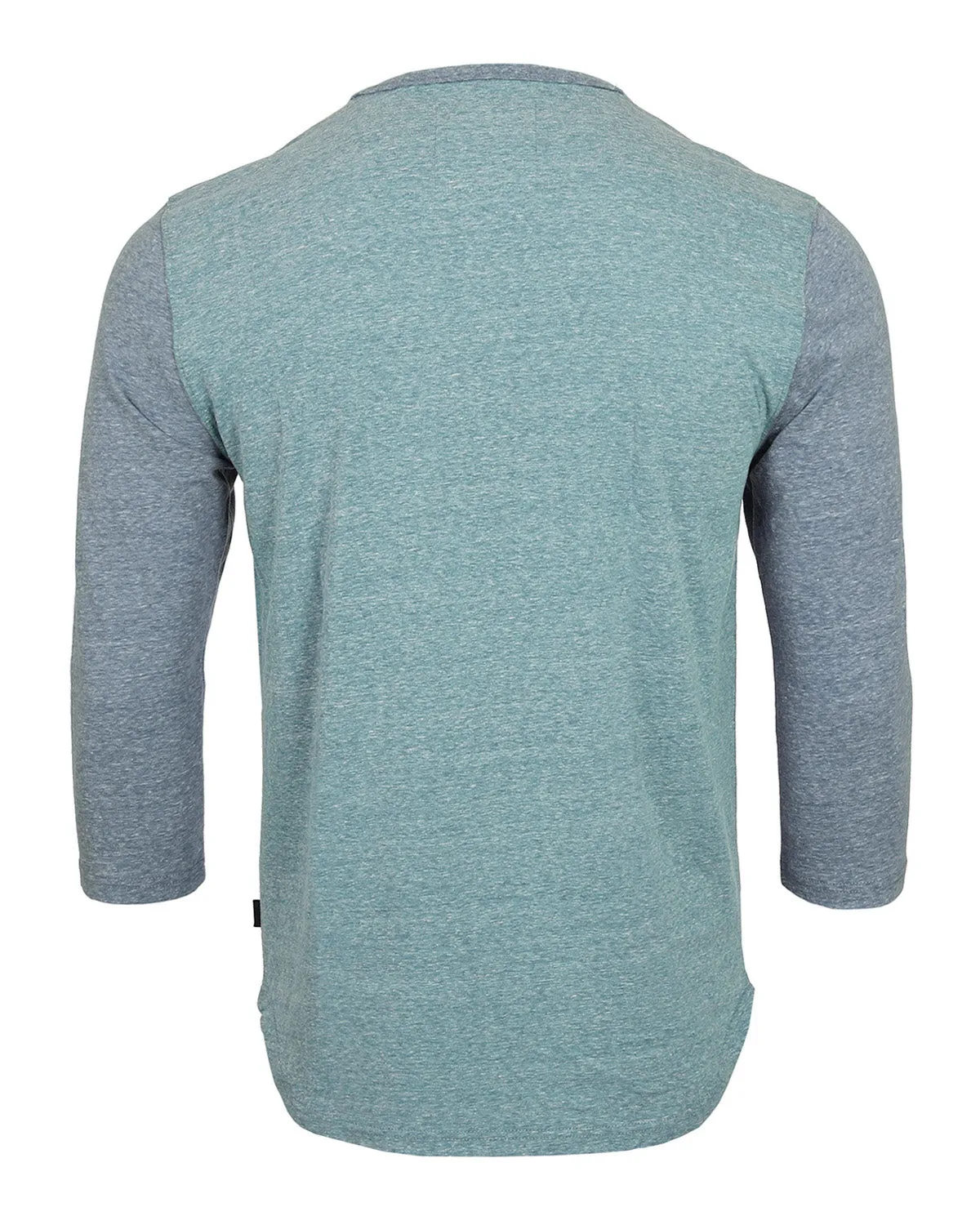 Men's 3/4 Sleeve Baseball Retro Henley Casual Athletic Button Crewneck Shirt