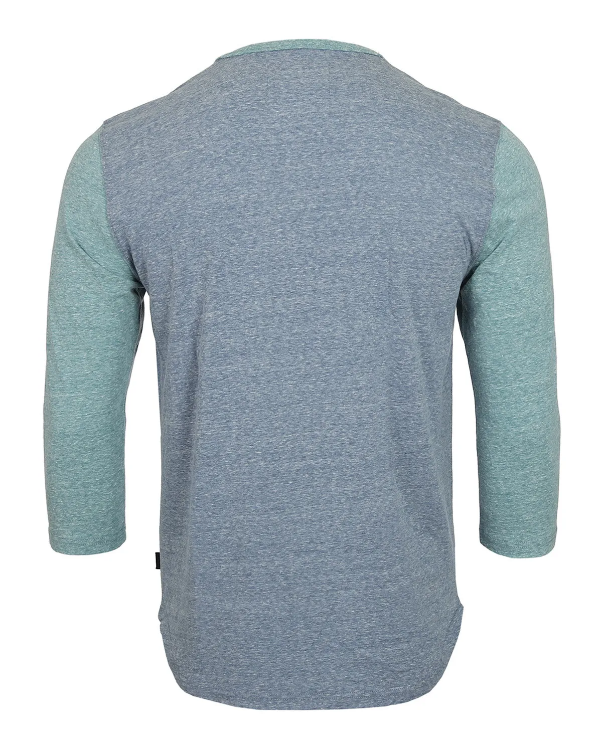 Men's 3/4 Sleeve Baseball Retro Henley Casual Athletic Button Crewneck Shirt