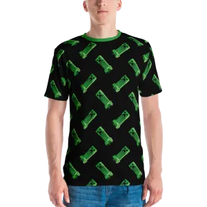 Minecraft Creeper Pattern Unisex Short Sleeve T-Shirt