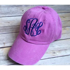 Monogrammed Adams Baseball Hat