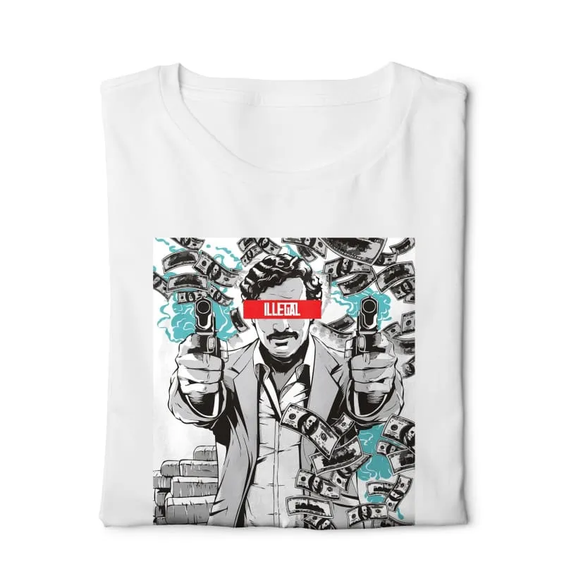 Narcos   - Digital Graphics Basic T-shirt White