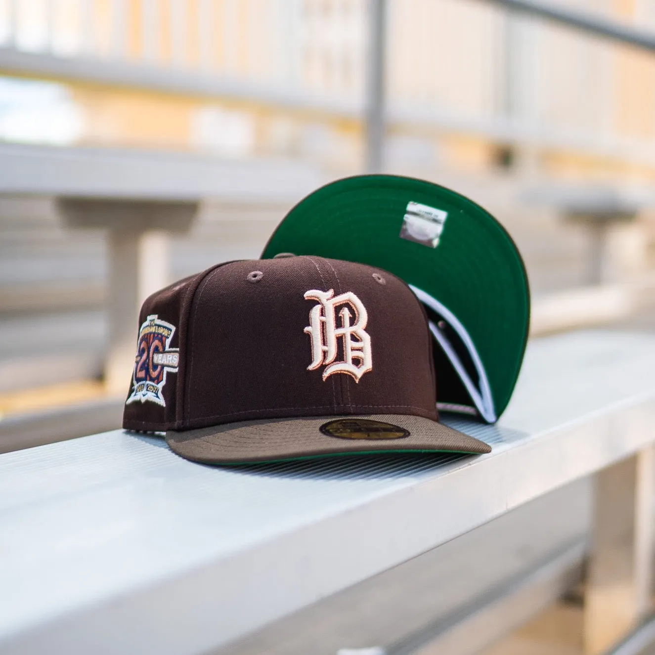 New Era Birmingham Barons 20th Anniversary Good Green UV (Dark Walnut/Mocha)