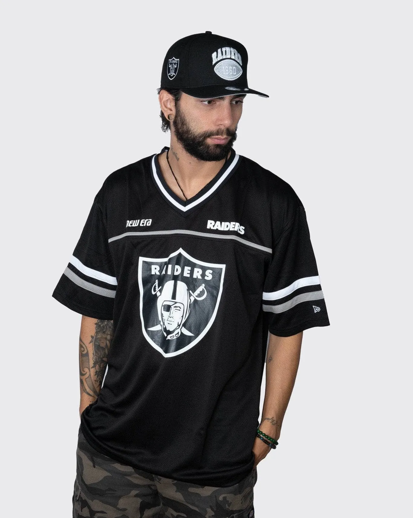 New Era Las Vegas Raiders Oversized Mesh Tee