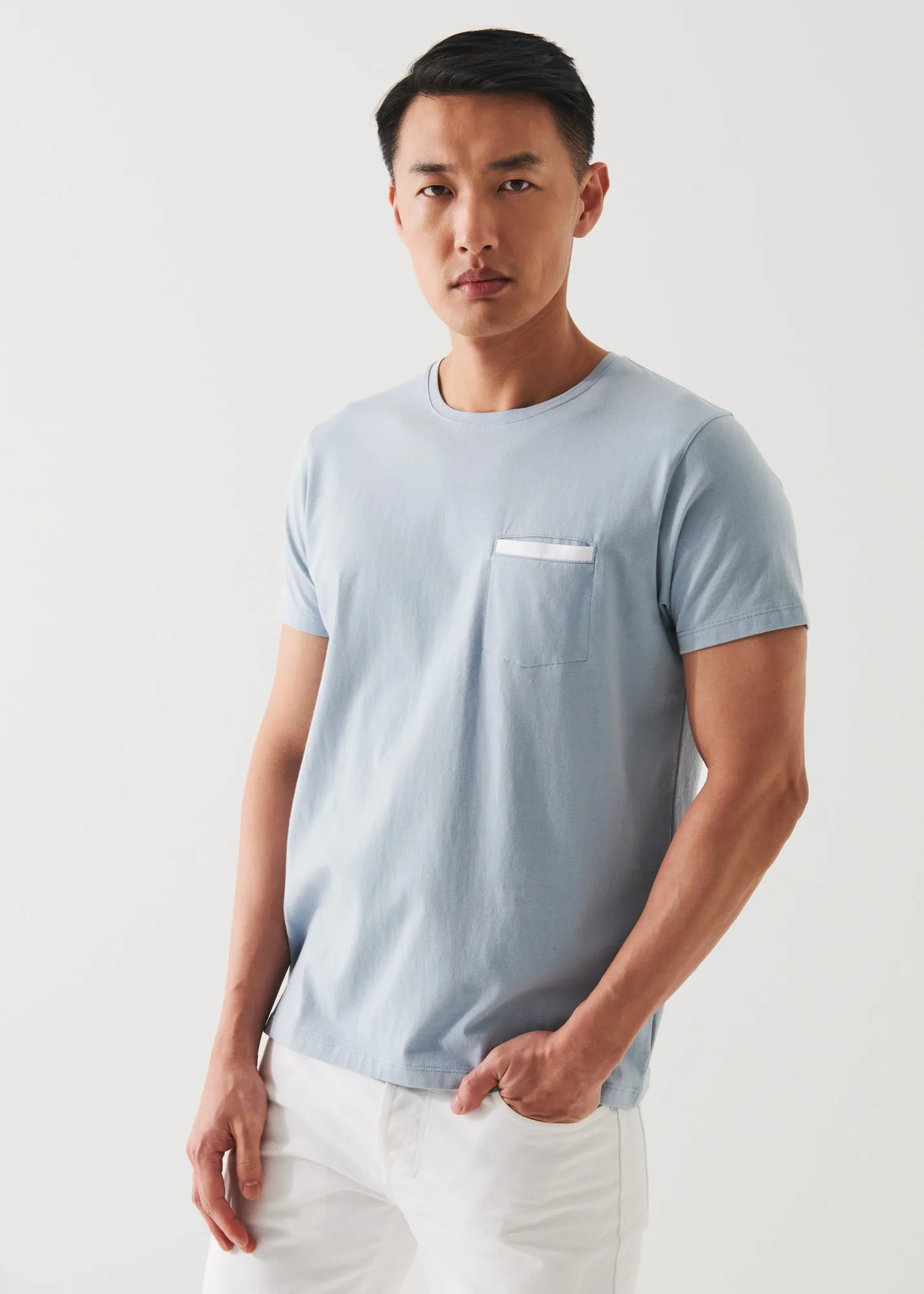 PIMA COTTON STRETCH POCKET T-SHIRT