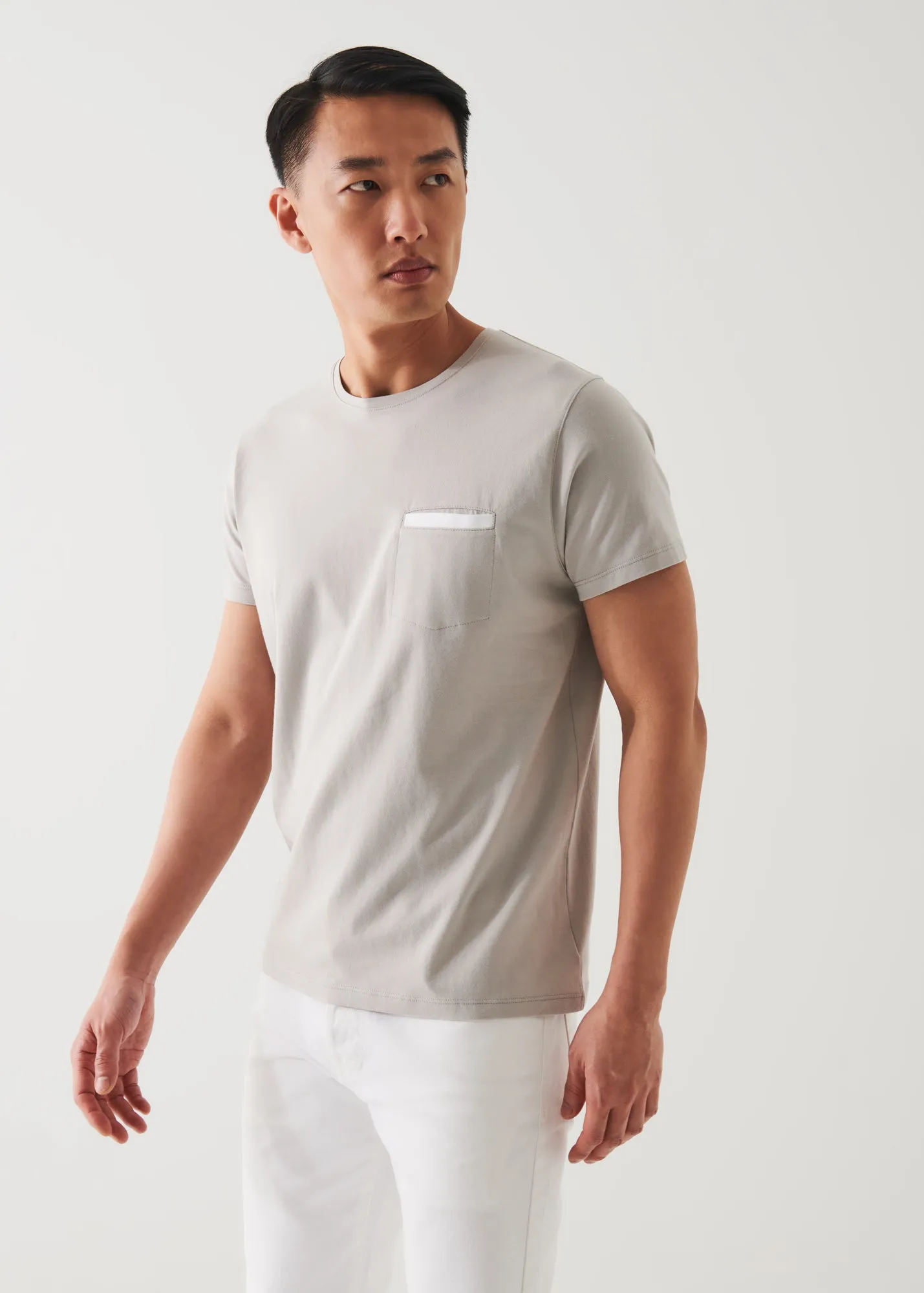 PIMA COTTON STRETCH POCKET T-SHIRT