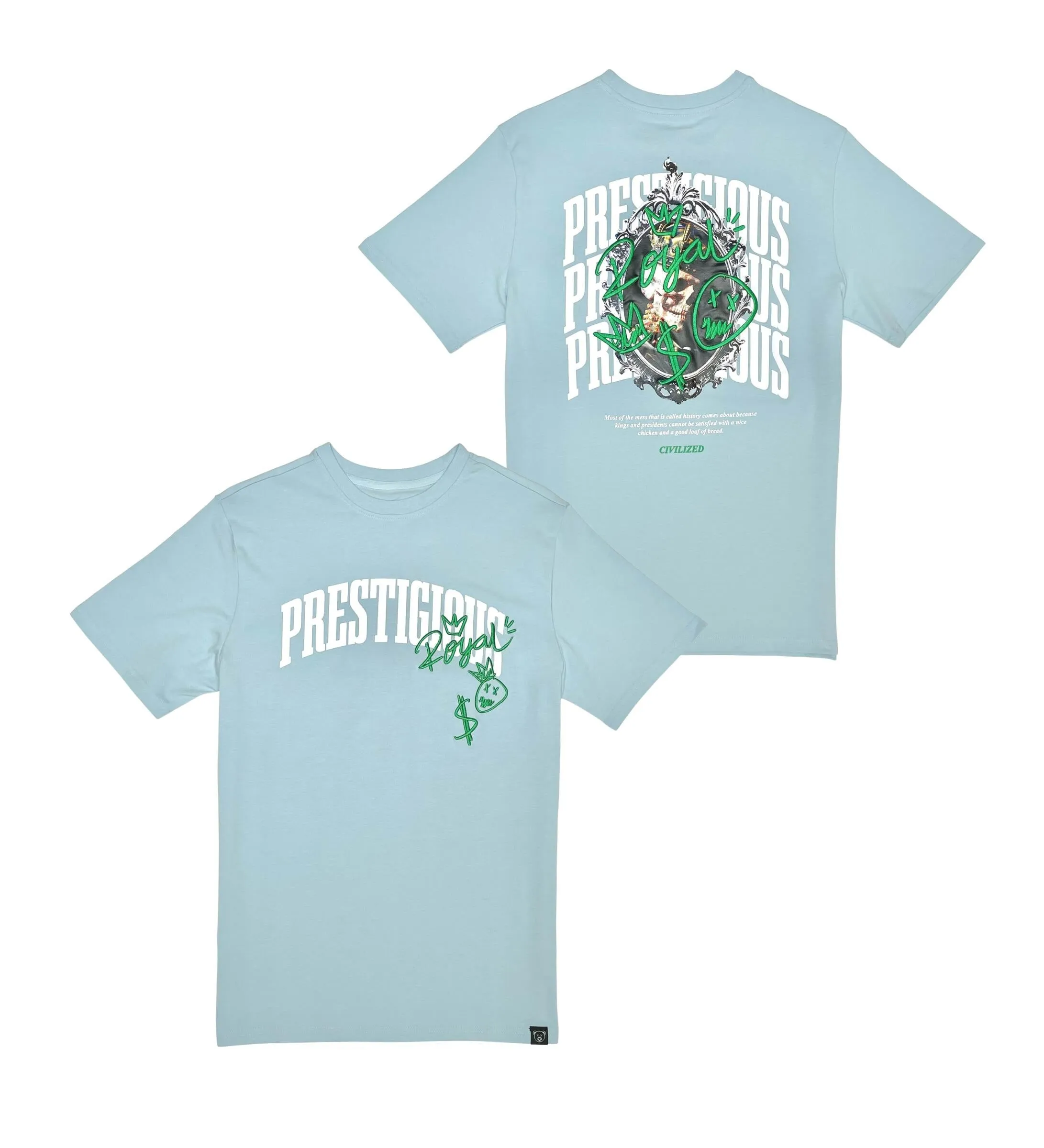 Prestigious Civilized Tee (Lt. Blue) /D1