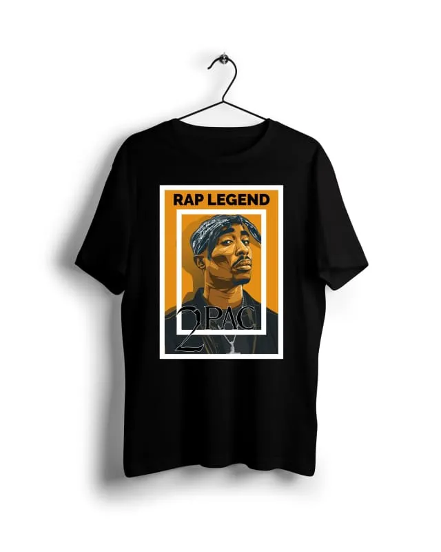 Rap Legend 2pac   - Digital Graphics Basic T-shirt black